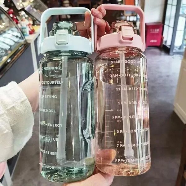Portable Large Capacity Plastic Water Bottle Portable Large Capacity Plastic Water Bottle