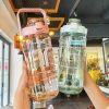Portable Large Capacity Plastic Water Bottle Portable Large Capacity Plastic Water Bottle