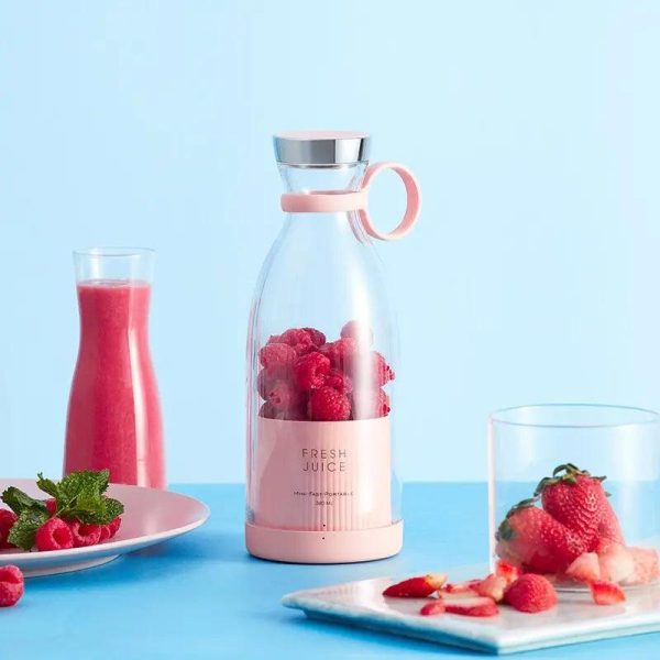 Portable Mini Juice Blender Bottle With Wireless Charging Portable Mini Juice Blender Bottle With Wireless Charging