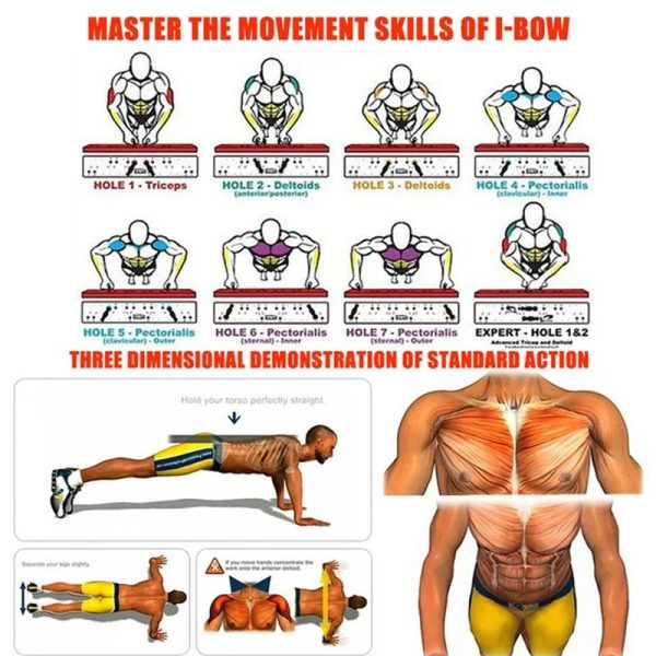 Portable Multifunctional Push-Up Board