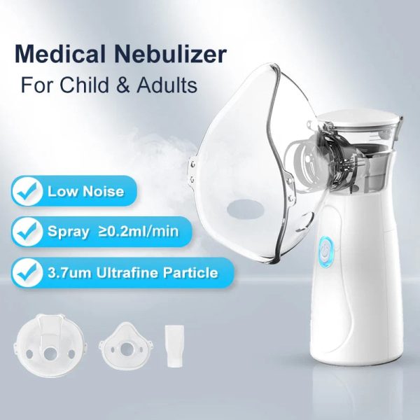 Portable Nebulizer Inhalator Adult Kids Mini Silent Steam Nasal Portable Nebulizer Inhalator Adult Kids Mini Silent Steam Nasal