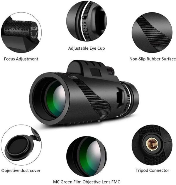 Portable Zoom Hd Telescope: Long Distance Mini Power Portable Zoom Hd Telescope: Long Distance Mini Power