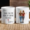 Poster, Hugging Friends Illustration, Customizable Wall Art for Best Friend or Coworker, a unique thank-you gift Poster, Hugging Friends Illustration, Customizable Wall Art for Best Friend or Coworker, a unique thank-you gift