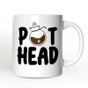 Pot Head Personalized Mug, Funny Coffee Lover Gift With Custom Name Pot Head Personalized Mug, Funny Coffee Lover Gift With Custom Name