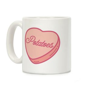Potatoes Candy Heart Coffee Mug