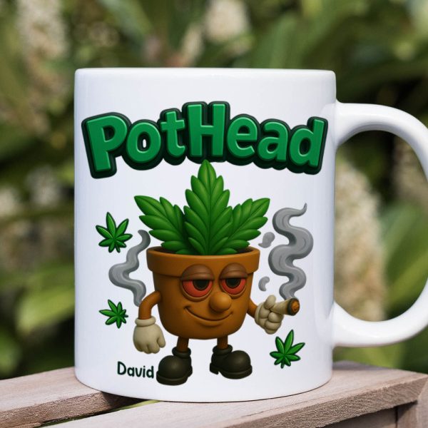 Pothead Mug Personalized Gifts for Smokers 01TOTN230525 Pothead Mug Personalized Gifts for Smokers 01TOTN230525