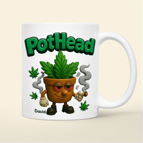Pothead Mug Personalized Gifts for Smokers 01TOTN230525 Pothead Mug Personalized Gifts for Smokers 01TOTN230525