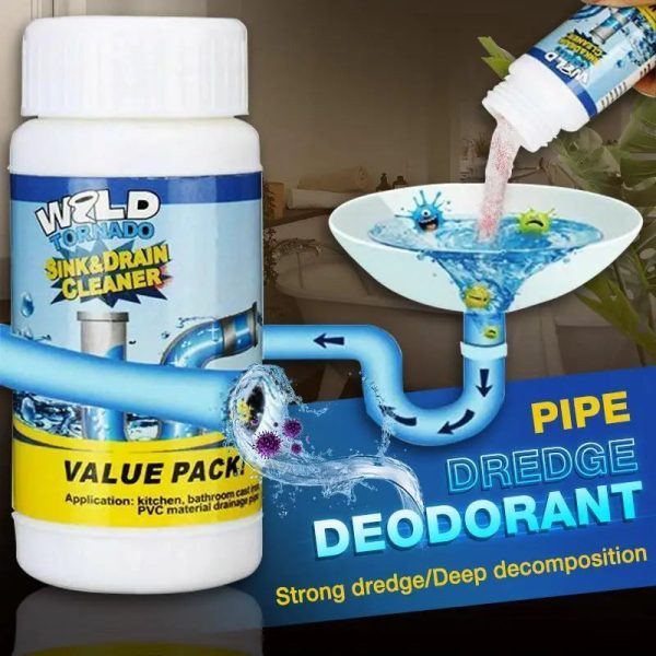 Powerful Sink And Drain Cleaner Powder Powerful Sink And Drain Cleaner Powder