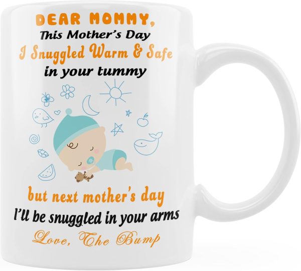 Pregnancy Announcement Coffee Mug, Expecting Mom Gift from Baby Bump, Mother To Be Baby Reveal Gift for Mom Birthday Mother's Day Christmas Pregnancy Announcement Coffee Mug, Expecting Mom Gift from Baby Bump, Mother To Be Baby Reveal Gift for Mom Birthday Mother's Day Christmas