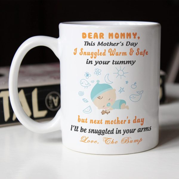 Pregnancy Announcement Coffee Mug, Expecting Mom Gift from Baby Bump, Mother To Be Baby Reveal Gift for Mom Birthday Mother's Day Christmas Pregnancy Announcement Coffee Mug, Expecting Mom Gift from Baby Bump, Mother To Be Baby Reveal Gift for Mom Birthday Mother's Day Christmas