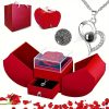 Preserved Rose Box with Necklace Gift Set Preserved Rose Box with Necklace Gift Set