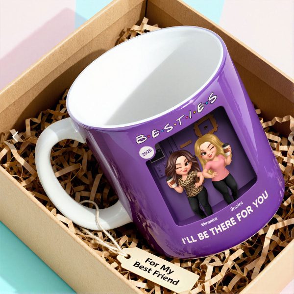 Pretty Girl Best Friends Purple Toy Box Style - Personalized Mug - Gift For Besties Pretty Girl Best Friends Purple Toy Box Style - Personalized Mug - Gift For Besties