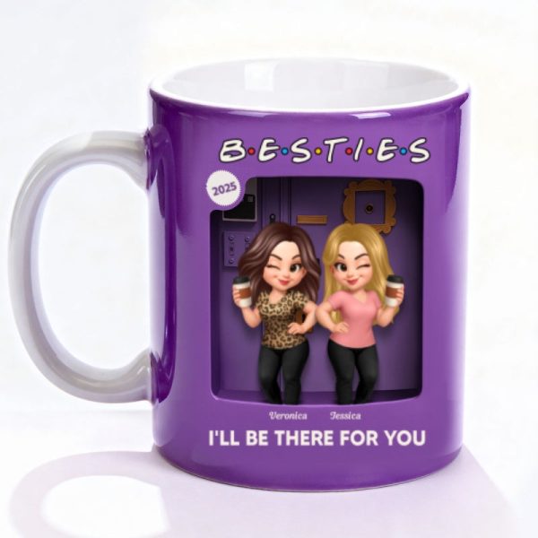 Pretty Girl Best Friends Purple Toy Box Style - Personalized Mug - Gift For Besties Pretty Girl Best Friends Purple Toy Box Style - Personalized Mug - Gift For Besties