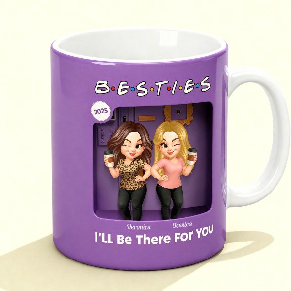 Pretty Girl Best Friends Purple Toy Box Style - Personalized Mug - Gift For Besties Pretty Girl Best Friends Purple Toy Box Style - Personalized Mug - Gift For Besties