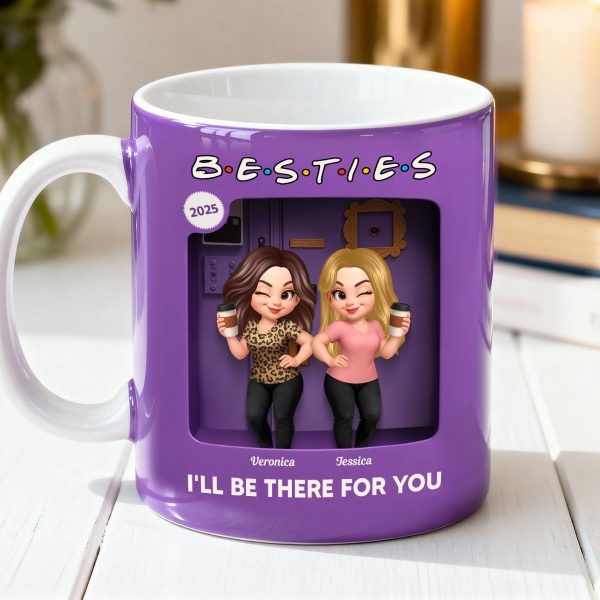 Pretty Girl Best Friends Purple Toy Box Style - Personalized Mug - Gift For Besties Pretty Girl Best Friends Purple Toy Box Style - Personalized Mug - Gift For Besties