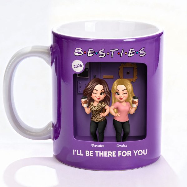 Pretty Girl Best Friends Purple Toy Box Style - Personalized Mug - Gift For Besties Pretty Girl Best Friends Purple Toy Box Style - Personalized Mug - Gift For Besties