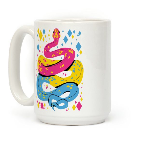 Pride Snakes: Pansexual Coffee Mug Pride Snakes: Pansexual Coffee Mug