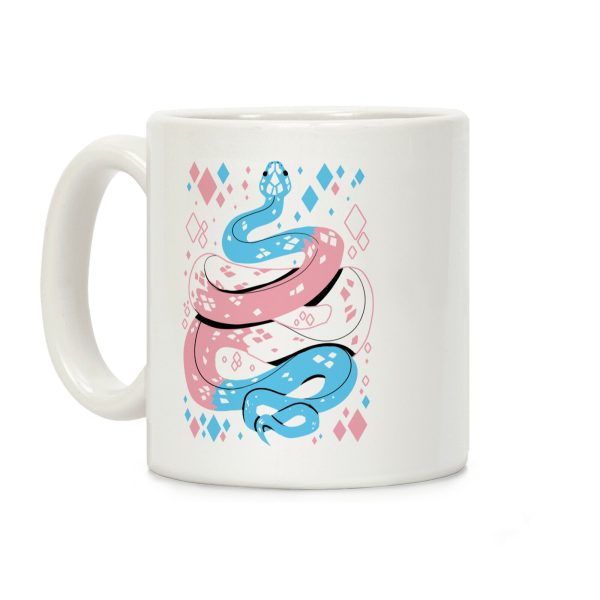 Pride Snakes: Trans Coffee Mug Pride Snakes: Trans Coffee Mug