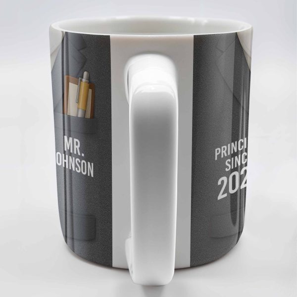 Principal Since Suit And Tie Design - Personalized Custom Coffee Mug - TEACH052_MG Principal Since Suit And Tie Design - Personalized Custom Coffee Mug - TEACH052_MG