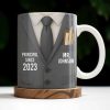 Principal Since Suit And Tie Design - Personalized Custom Coffee Mug - TEACH052_MG Principal Since Suit And Tie Design - Personalized Custom Coffee Mug - TEACH052_MG