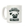 Pro-Choice Pro-Feminism Pro-Pugs Coffee Mug Pro-Choice Pro-Feminism Pro-Pugs Coffee Mug