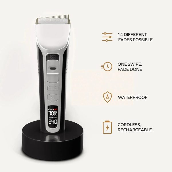Professional Lcd Inclined Hair Trimmer