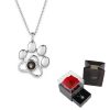 Projection Necklace Set With Rose Gift Box Projection Necklace Set With Rose Gift Box
