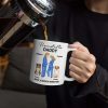 Promoted To Mommy & Daddy Baby Arriving - Personalized White Edge-to-Edge Mug Promoted To Mommy & Daddy Baby Arriving - Personalized White Edge-to-Edge Mug