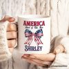 Proud American Personalized Mug, America Gift With Custom Name Proud American Personalized Mug, America Gift With Custom Name