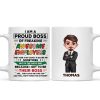 Proud Boss Of Freaking Awesome Employees Personalized Mug, Funny Christmas Gift For Boss Proud Boss Of Freaking Awesome Employees Personalized Mug, Funny Christmas Gift For Boss