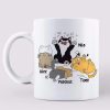Proud Dad Of Naughty Cats Personalized Mug Proud Dad Of Naughty Cats Personalized Mug