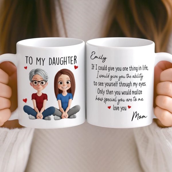 Proud Of You Every Day - Personalized Ceramic Mug - Gift For Mom, Mother's Day | GR25 HN02
