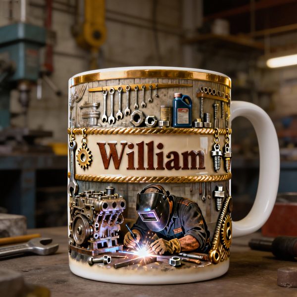 Proud Welder At Work Mug- Personalized Gifts For Welder 04PALU201225 Proud Welder At Work Mug- Personalized Gifts For Welder 04PALU201225