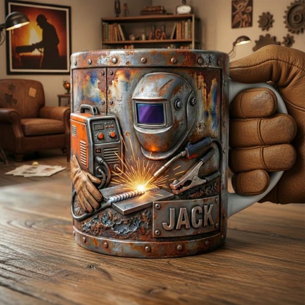 Proud Welder Coffee Mug - Personalized Gifts For Welders 08TGLU271125 Proud Welder Coffee Mug - Personalized Gifts For Welders 08TGLU271125