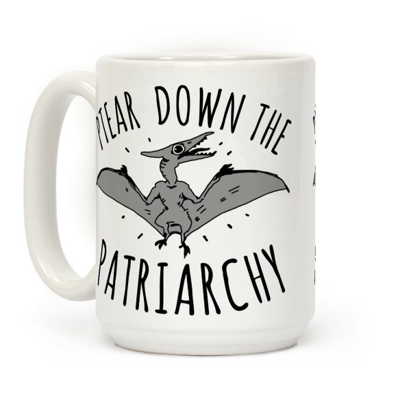 Ptear Down the Patriarchy Coffee Mug Ptear Down the Patriarchy Coffee Mug