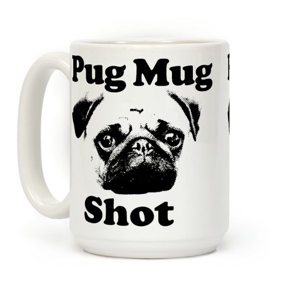 Pug Mug Shot Coffee Mug