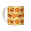 Pug Pumpkin Pattern Coffee Mug Pug Pumpkin Pattern Coffee Mug