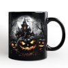 Pumpkin Halloween Personalized Mug, Spooky Horror Gift with Custom Name Pumpkin Halloween Personalized Mug, Spooky Horror Gift with Custom Name