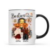 Pumpkin Head Best Friends Sisters Fall Season Front Porch Personalized Mug (11oz) Pumpkin Head Best Friends Sisters Fall Season Front Porch Personalized Mug (11oz)