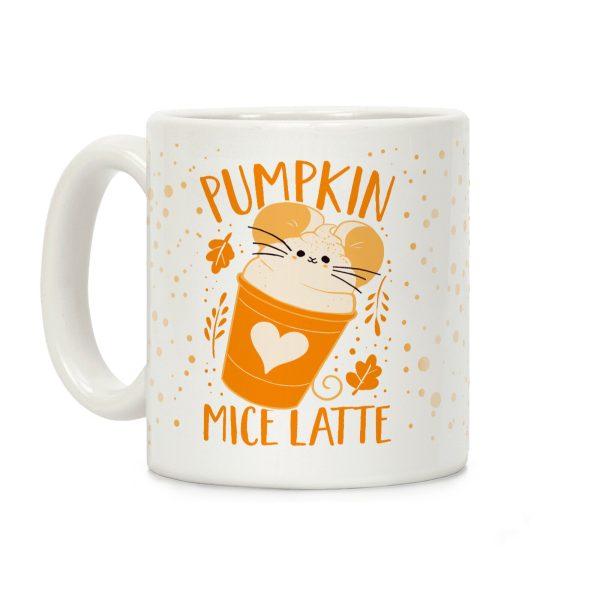 Pumpkin Mice Latte Coffee Mug Pumpkin Mice Latte Coffee Mug