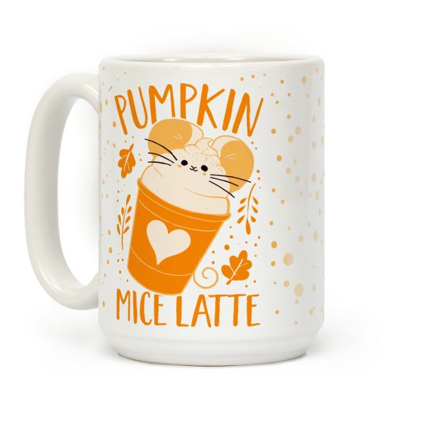 Pumpkin Mice Latte Coffee Mug Pumpkin Mice Latte Coffee Mug