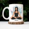 Punching People Is Frowned Upon - Gift For Yoga Lovers - Personalized Mug Punching People Is Frowned Upon - Gift For Yoga Lovers - Personalized Mug
