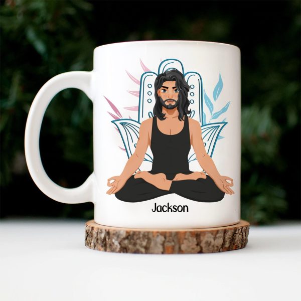 Punching People Is Frowned Upon - Gift For Yoga Lovers - Personalized Mug Punching People Is Frowned Upon - Gift For Yoga Lovers - Personalized Mug