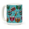 Punk Book Tattoo Pattern Coffee Mug Punk Book Tattoo Pattern Coffee Mug