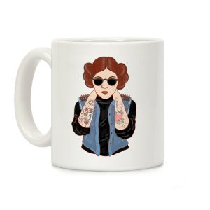 Punk Leia Parody Coffee Mug