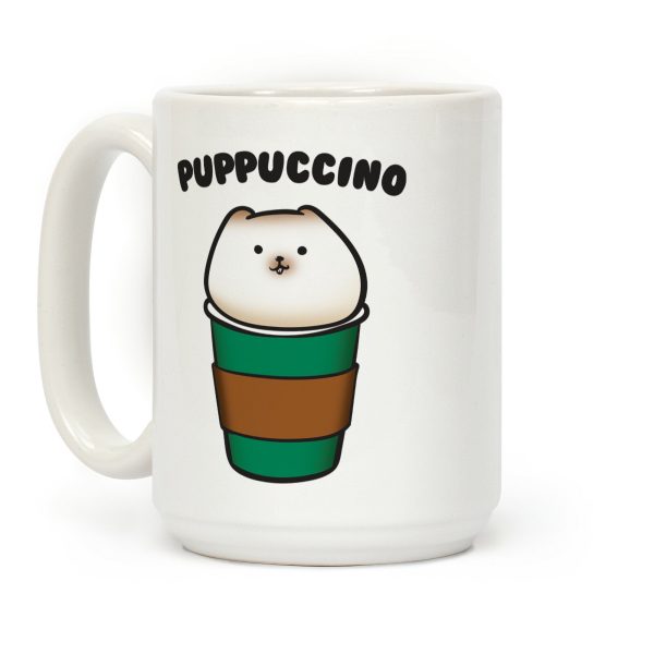 Puppuccino Parody Coffee Mug Puppuccino Parody Coffee Mug