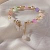 Purple Butterfly Beaded Stretch Bracelet Purple Butterfly Beaded Stretch Bracelet