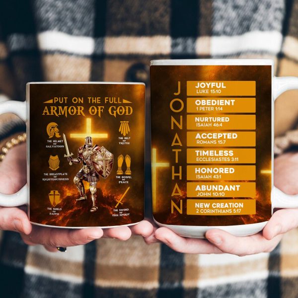 Put On The Full Armor Of God - Personalized Mug Put On The Full Armor Of God - Personalized Mug