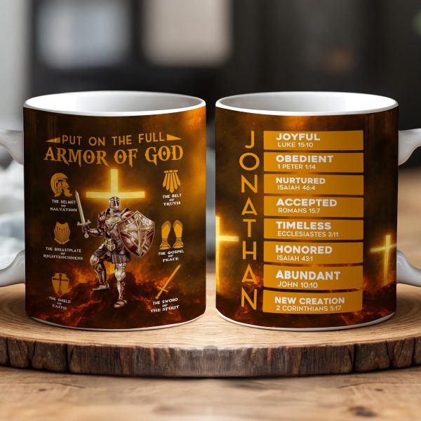 Put On The Full Armor Of God - Personalized Mug Put On The Full Armor Of God - Personalized Mug