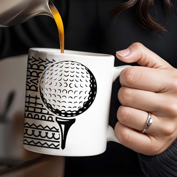 Putt Parry Birdie Golf Ball And Tee Design - Personalized Custom Coffee Mug - DAD221_MG Putt Parry Birdie Golf Ball And Tee Design - Personalized Custom Coffee Mug - DAD221_MG